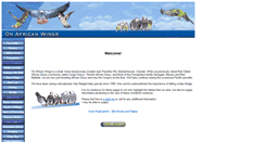 Desktop Screenshot of onafricanwings.com